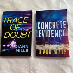 2 Books! Trace of Doubt and Concrete Evidence by Diann Mills | Paperback